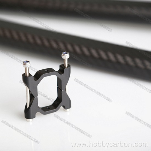 CNC service aluminum tube clamp with screws